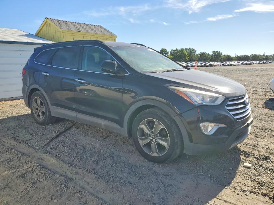 2016 Hyundai Santa fe VIN KM8SM4HF5GU143683 COPART salvage auction — REAR END, Ca - Dis/Dlr/Exp Only Clean Title (P), sold $1,500 on 2026-07-09 (photo 4)