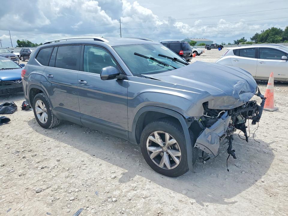 2019 Volkswagen Atlas VIN 1V2DR2CA4KC547943 COPART salvage auction — FRONT END, Tx - Salvage Vehicle Title, sold $1,950 on 2026-07-09 (photo 4)
