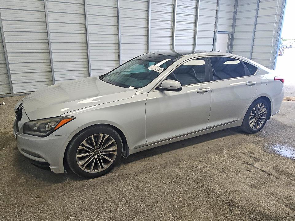 2016 Hyundai Genesis VIN KMHGN4JE3GU106197 COPART salvage auction — FRONT END, Fl - Certificate Of Title, sold $275 on 2026-07-28 (photo 1)