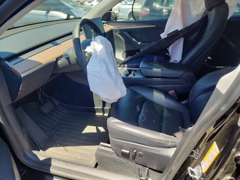 2024 Tesla Model y VIN 7SAYGDED4RF202522 COPART salvage auction — FRONT END, Ca - Salvage Certificate, sold $2,200 on 2026-07-08 (photo 7)
