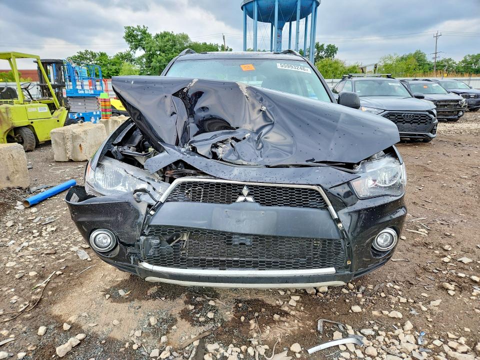 2012 Mitsubishi VIN JA4JT3AW6CU003752 COPART salvage auction — REAR END, Wv - Salvage Certificate, sold $225 on 2026-07-22 (photo 5)