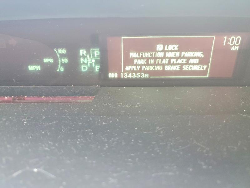 2014 Toyota Prius VIN JTDKN3DU5E0358078 COPART salvage auction — FRONT END, CA - SALVAGE CERTIFICATE, sold $1,150 on 2026-07-24 (photo 9)