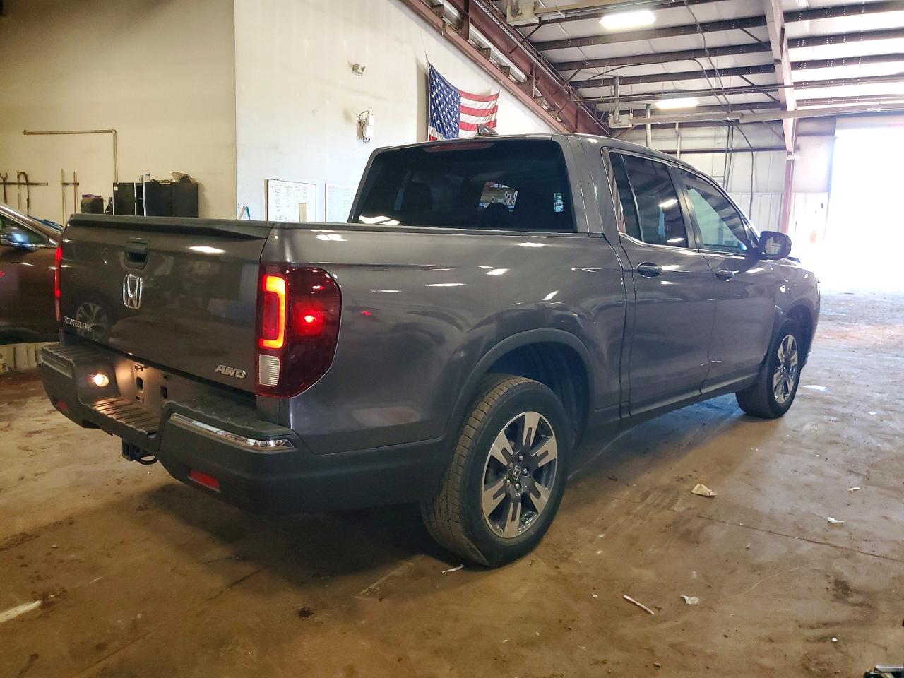 2017 Honda Ridgeline VIN 5FPYK3F23HB012574 COPART salvage auction — Front End, MI - CERTIFICATE OF TITLE, sold $4,250 on 2026-06-29 (photo 3)