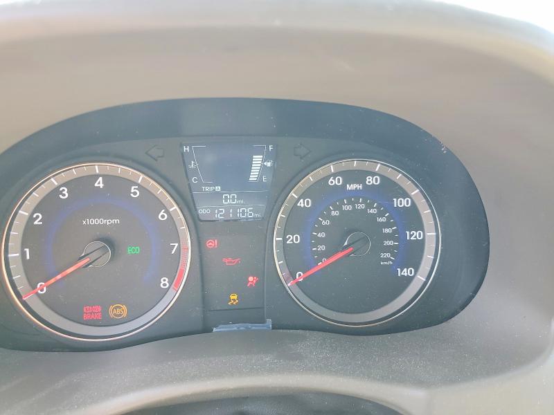 2014 Hyundai VIN KMHCT4AE5EU640285 COPART salvage auction — FRONT END, Ca - Salvage Certificate, sold $275 on 2026-07-13 (photo 9)