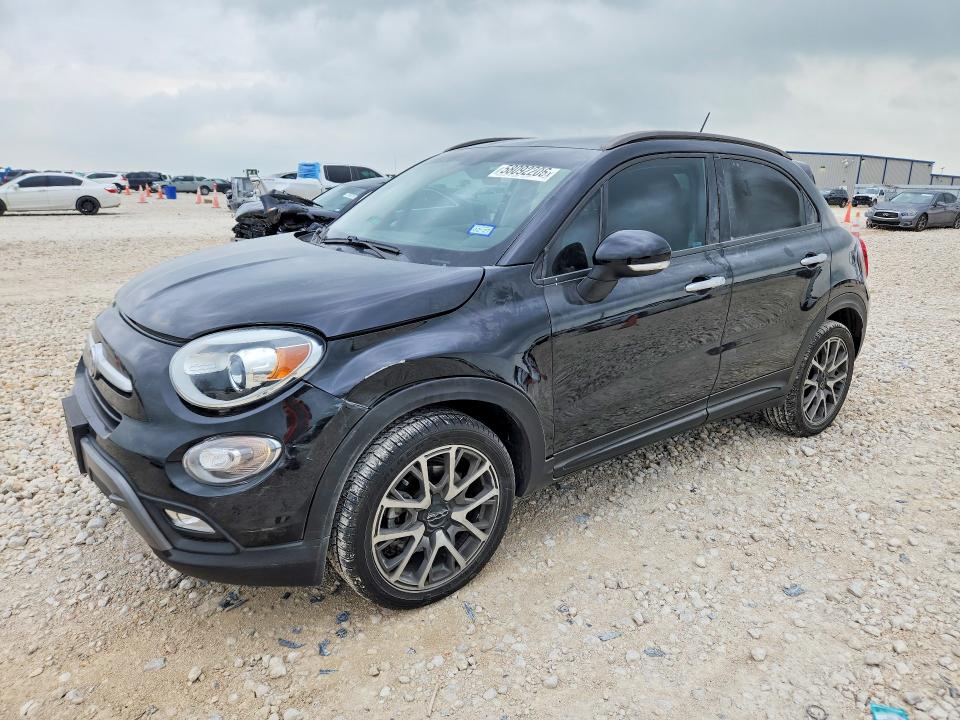 2017 Fiat 500 VIN ZFBCFXCB2HP582092 COPART salvage auction — FRONT END, Tx - Salvage Vehicle Title, sold $1,100 on 2026-08-13 (photo 1)