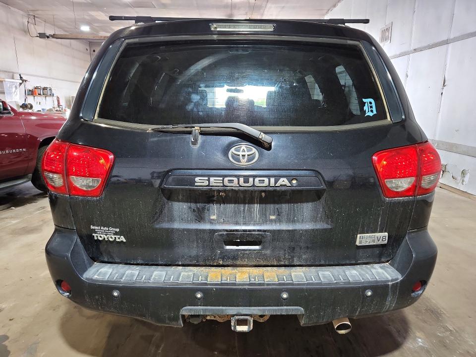 2008 Toyota Sequoia VIN 5TDBY64A18S012058 COPART salvage auction — FRONT END, Mi - Certificate Of Title, sold $950 on 2026-07-31 (photo 6)