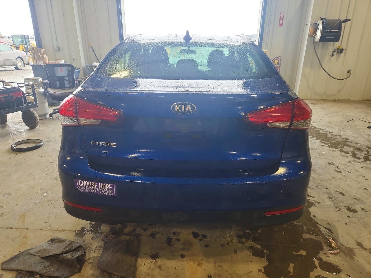 2017 Kia Forte VIN 3KPFL4A75HE141623 COPART salvage auction — Front End, IN - CERT OF TITLE-SALVAGE TITLE, sold $500 on 2026-09-14 (photo 6)