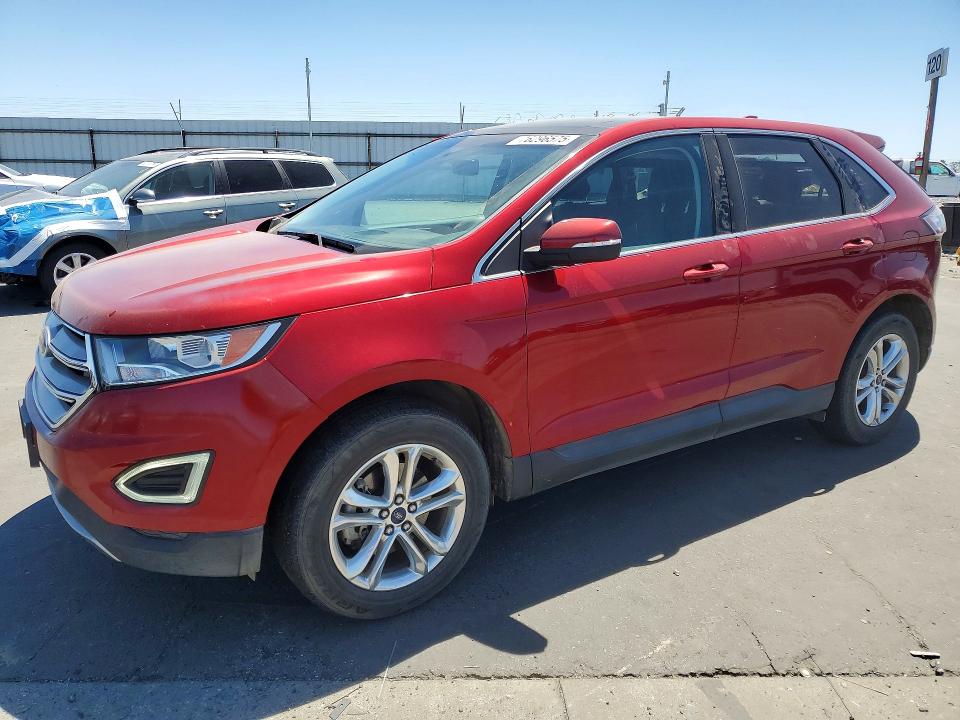 2015 Ford Edge VIN 2FMTK3J83FBB92885 COPART salvage auction — REAR END, Ca - Salvage Certificate, sold $1,950 on 2026-07-09 (photo 1)
