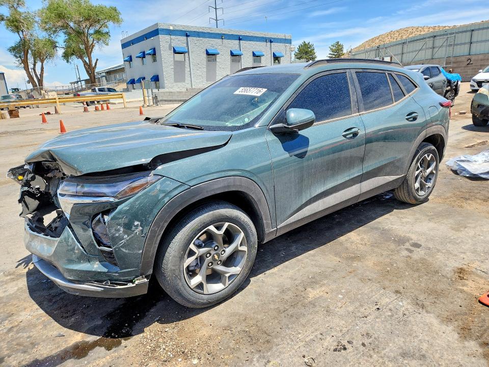 2025 Chevrolet Trax VIN KL77LHEP7SC341193 COPART salvage auction — FRONT END, Nm - Cert Of Title-Salvage, sold $200 on 2026-07-30 (photo 1)