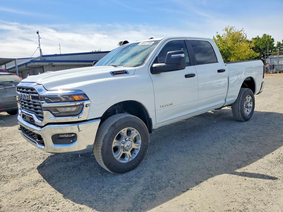 2026 Ram 2500 VIN 3C6UR5DJ4TG197107 COPART salvage auction — DAMAGE HISTORY, Ca - Dis/Dlr/Exp Only Clean Title (P), sold $11,300 on 2026-07-21 (photo 1)