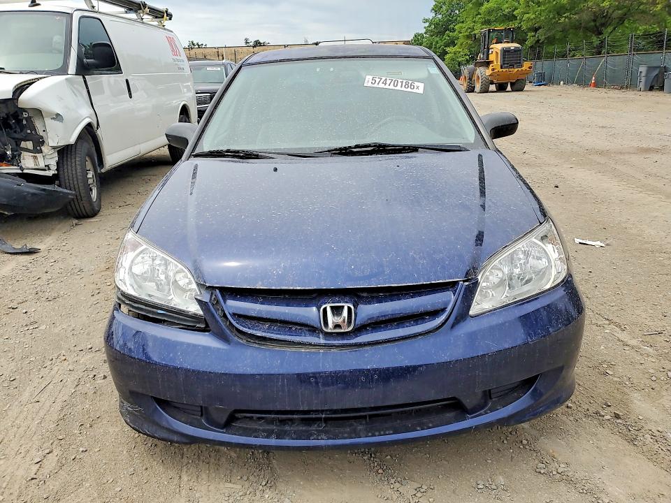 2005 Honda Civic VIN 2HGES16565H564667 COPART salvage auction — ALL OVER, VA - CERTIFICATE OF TITLE, sold $325 on 2026-07-02 (photo 5)