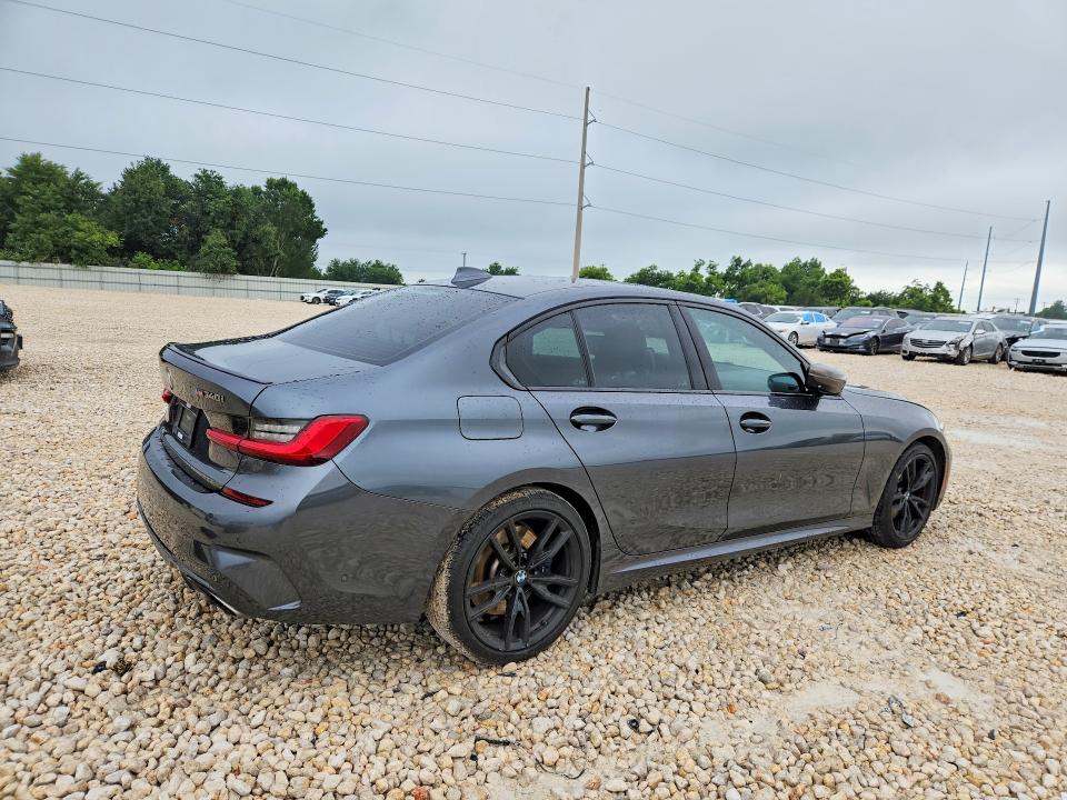2020 BMW M3 VIN WBA5U9C05LFH20695 COPART salvage auction — FRONT END, Tx - Salvage Vehicle Title, sold $15,400 on 2026-07-09 (photo 3)