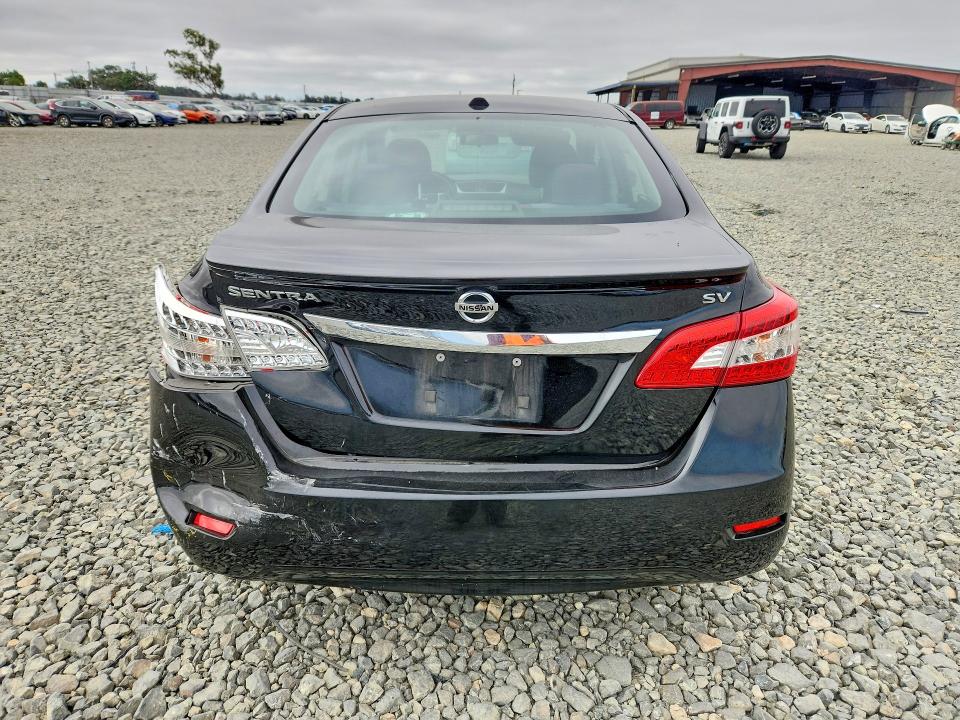 2015 Nissan Sentra VIN 3N1AB7AP3FY234945 COPART salvage auction — REAR END, Ca - Salvage Certificate, sold $575 on 2026-07-02 (photo 6)