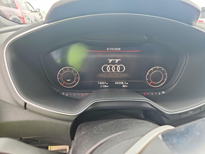 2019 Audi Tt VIN TRUAEAFV5K1002988 COPART salvage auction — FRONT END, Pa - Certificate Of Salvage, sold $8,700 on 2026-07-07 (photo 9)
