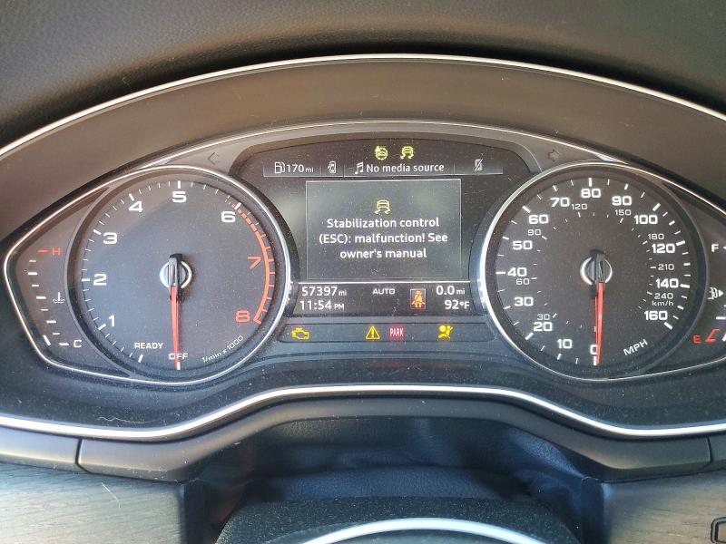 2021 Audi A5 VIN WAUDACF54MA058273 COPART salvage auction — MECHANICAL, Ma - Cert Of Title-Salvage, sold $9,700 on 2026-07-15 (photo 9)
