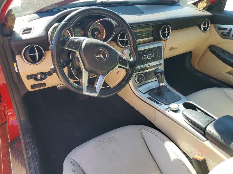 2012 Mercedes-benz Slk-klasse VIN WDDPK5HA9CF006339 COPART salvage auction — FRONT END, Nc - Salvage Certificate Of Title, sold $1,800 on 2026-07-31 (photo 8)