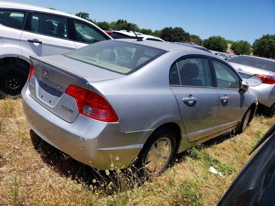 2006 Honda Civic hybrid VIN JHMFA362X6S028689 COPART salvage auction — FRONT END, Ca - Dis/Dlr/Exp Only Lien Papers, sold $250 on 2026-07-28 (photo 3)