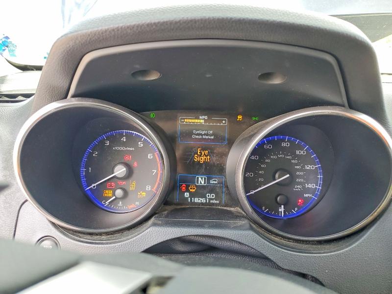2018 Subaru VIN 4S4BSAHC8J3297974 COPART salvage auction — FRONT END, Il - Salvage Certificate, sold $750 on 2026-07-31 (photo 9)