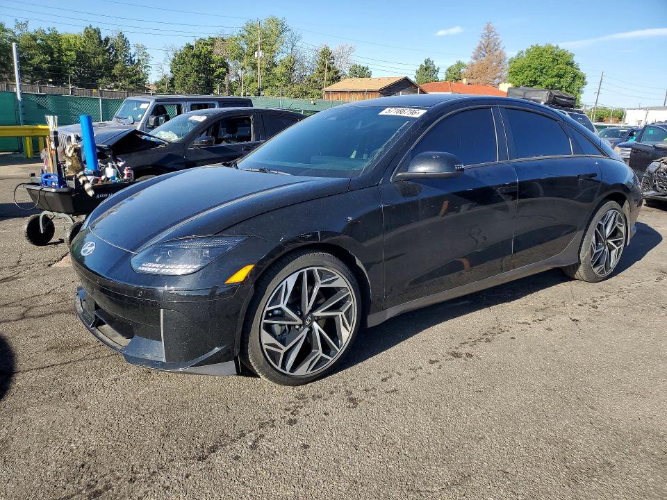 2025 Hyundai Ioniq 6 VIN KMHM34AC2SA093377 COPART salvage auction — FRONT END, Co - Salvage Title, sold $6,700 on 2026-07-28 (photo 1)