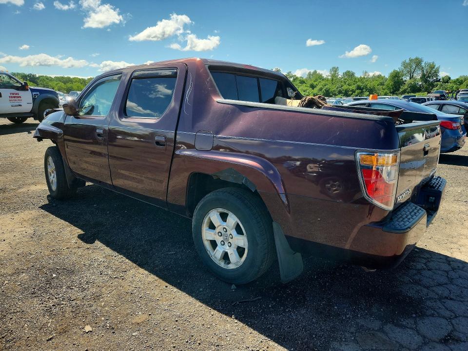 2008 Honda Ridgeline VIN 2HJYK16478H524441 COPART salvage auction — ALL OVER, CT - CERT OF TITLE-SALVAGE, sold $450 on 2026-07-02 (photo 2)