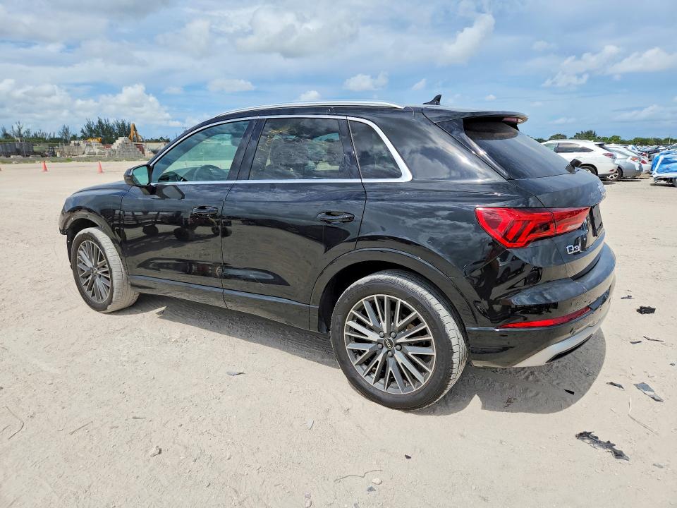 2022 Audi Q3 VIN WA1BUCF33N1102906 COPART salvage auction — FRONT END, Fl - Cert Of Title Slvg Rebuildable, sold $11,700 on 2026-07-14 (photo 2)