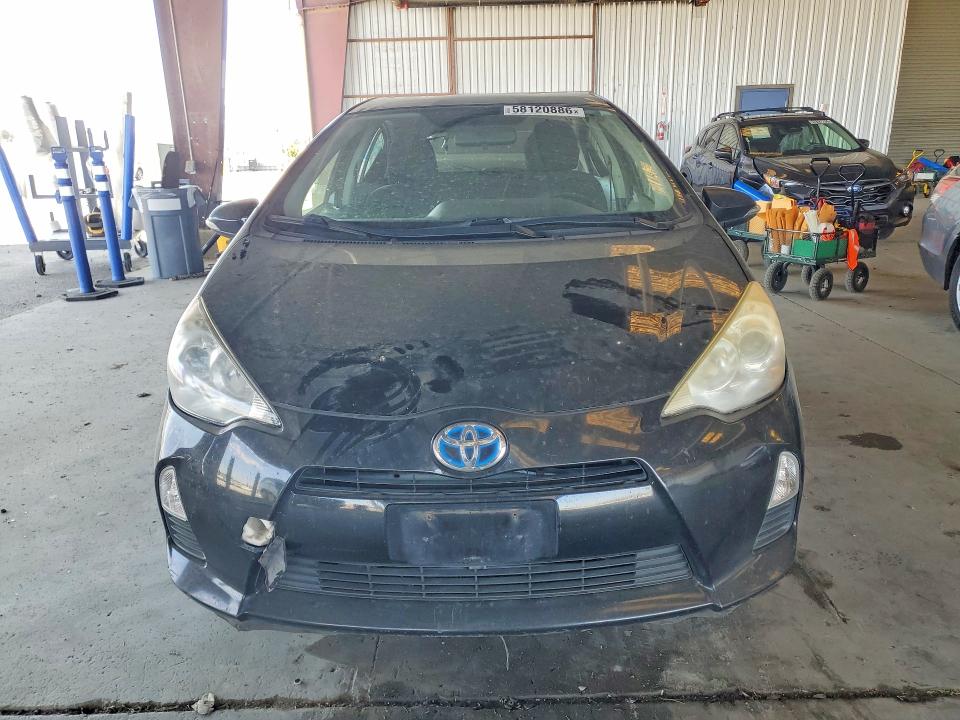 2014 Toyota Prius c VIN JTDKDTB31E1060165 COPART salvage auction — VANDALISM, CA - SALVAGE CERTIFICATE, sold $875 on 2026-07-16 (photo 5)