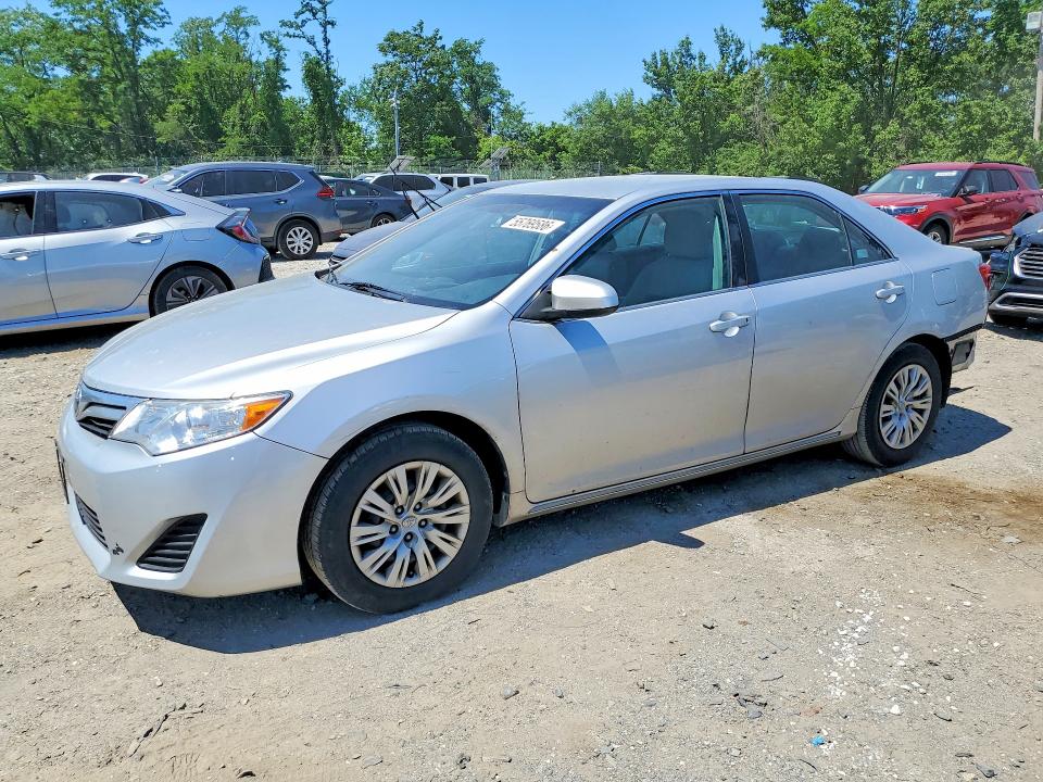2012 Toyota Camry VIN 4T4BF1FK0CR189527 COPART salvage auction — REAR END, Md - Cert Of Salvage > 75% Damage, sold $2,100 on 2026-07-02 (photo 1)