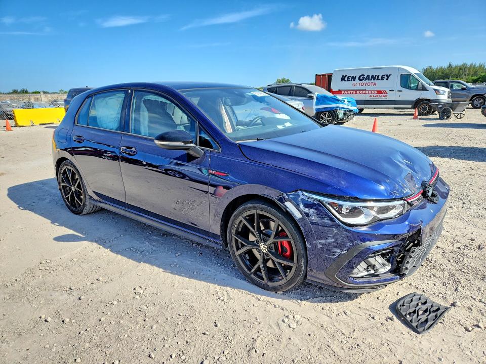 2024 Volkswagen Gti VIN WVWSA7CD3RW179206 COPART salvage auction — FRONT END, Fl - Cert Of Title Slvg Rebuildable, sold $12,900 on 2026-08-05 (photo 4)