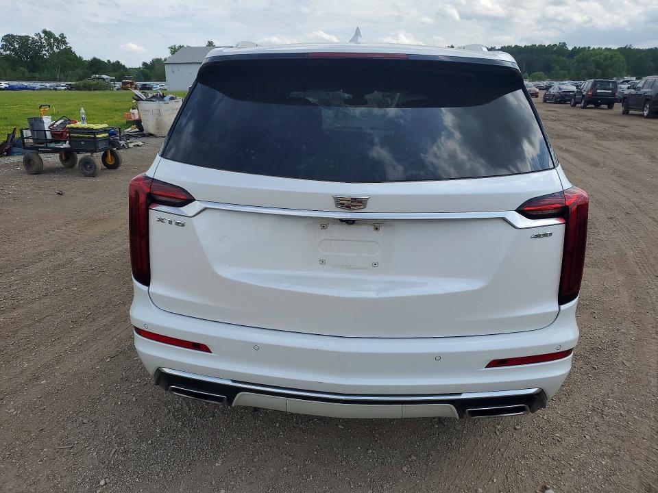2025 Cadillac Xt6 VIN 1GYKPCRS8SZ122849 COPART salvage auction — HAIL, Oh - Cert Of Title-Salvage, sold $15,400 on 2026-07-13 (photo 6)