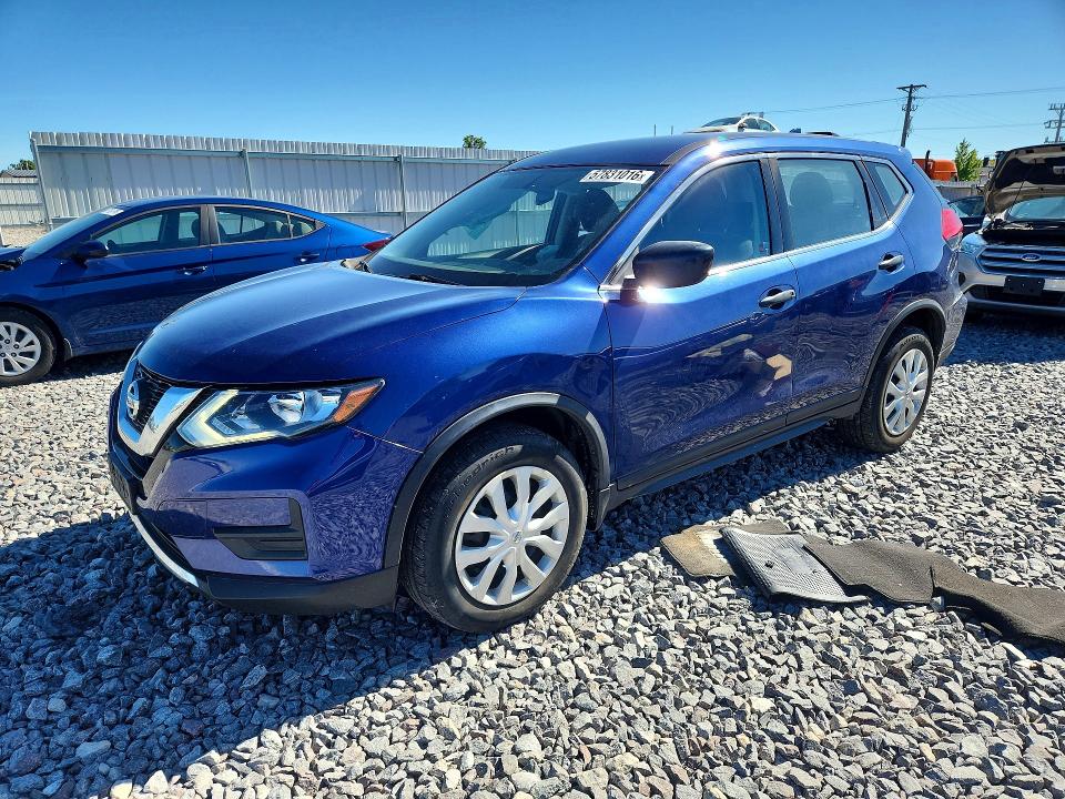 2017 Nissan Rogue VIN JN8AT2MV0HW007668 COPART salvage auction — SIDE, WI - JUNKED VEHICLE BILL OF SALE, sold $1,200 on 2026-07-27 (photo 1)