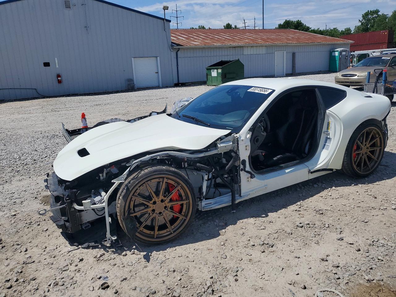 2014 Ferrari F12 Berlinetta VIN ZFF74UFA5E0198254 COPART salvage auction — Front End, OH - CERT OF TITLE-SALVAGE, sold $196,000 on 2026-08-07 (photo 1)