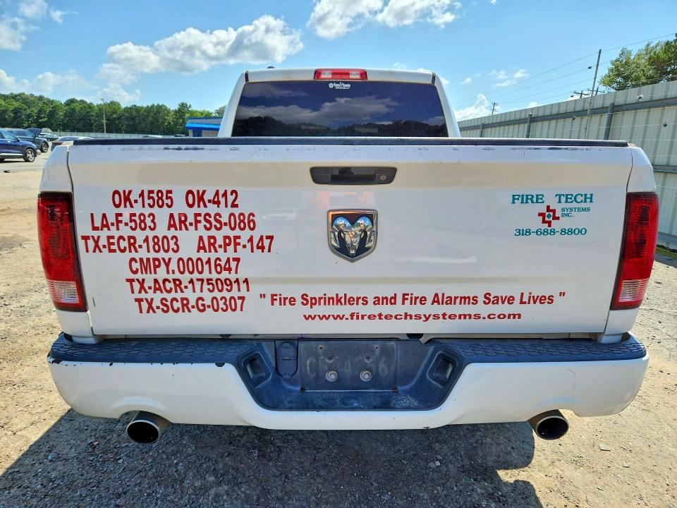 2017 Ram 1500 VIN 1C6RR6FT9HS512476 COPART salvage auction — FRONT END, La - Cert Of Title-Salvage, sold $2,750 on 2026-07-02 (photo 6)