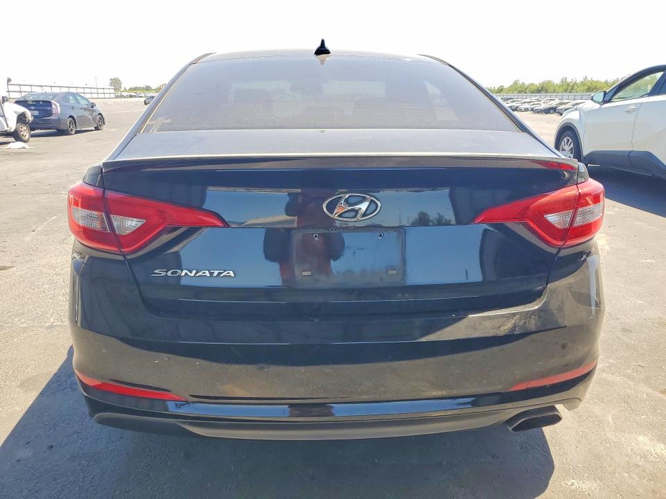 2015 Hyundai Sonata VIN 5NPE24AF0FH189724 COPART salvage auction — VANDALISM, Ca - Salvage Certificate, sold $1,350 on 2026-07-02 (photo 6)