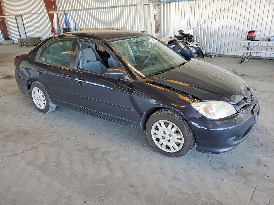 2004 Honda Civic VIN 2HGES16674H540742 COPART salvage auction — FRONT END, Ca - Salvage Certificate, sold $775 on 2026-07-02 (photo 4)