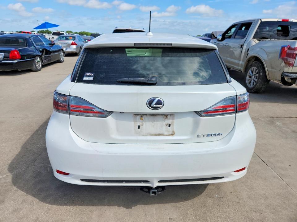 2013 Lexus Ct VIN JTHKD5BH6D2127258 COPART salvage auction — HAIL, Tx - Certificate Of Title, sold $4,300 on 2026-07-20 (photo 6)