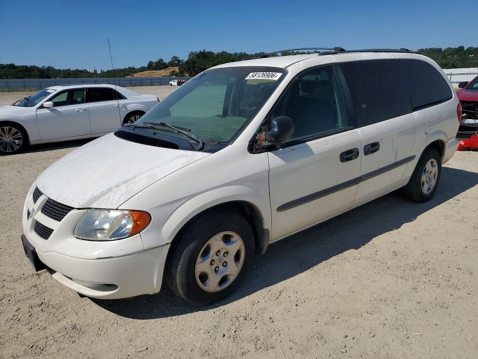 2002 Dodge Grand caravan VIN 1B8GP24392B626756 COPART salvage auction — MINOR DENT/SCRATCHES, Ca - Dis/Dlr/Exp Only Lien Papers, sold $50 on 2026-07-08 (photo 1)