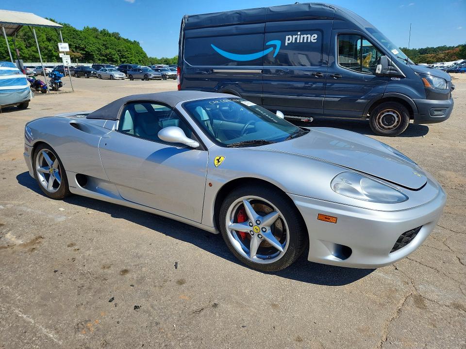 2001 Ferrari 360 VIN ZFFYT53A610126006 COPART salvage auction — REAR END, Ga - Cert Of Title-Salvage, sold $42,500 on 2026-07-10 (photo 4)