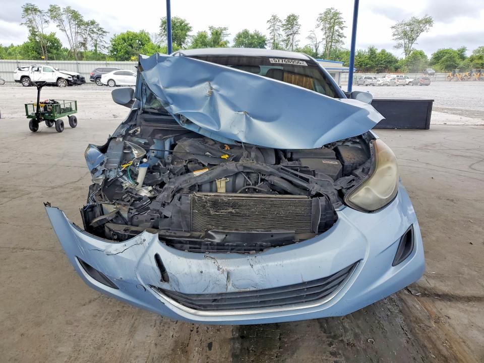 2011 Hyundai Elantra VIN KMHDH4AE5BU086148 COPART salvage auction — FRONT END, Ga - Cert Of Title-Salvage, sold $500 on 2026-07-30 (photo 5)
