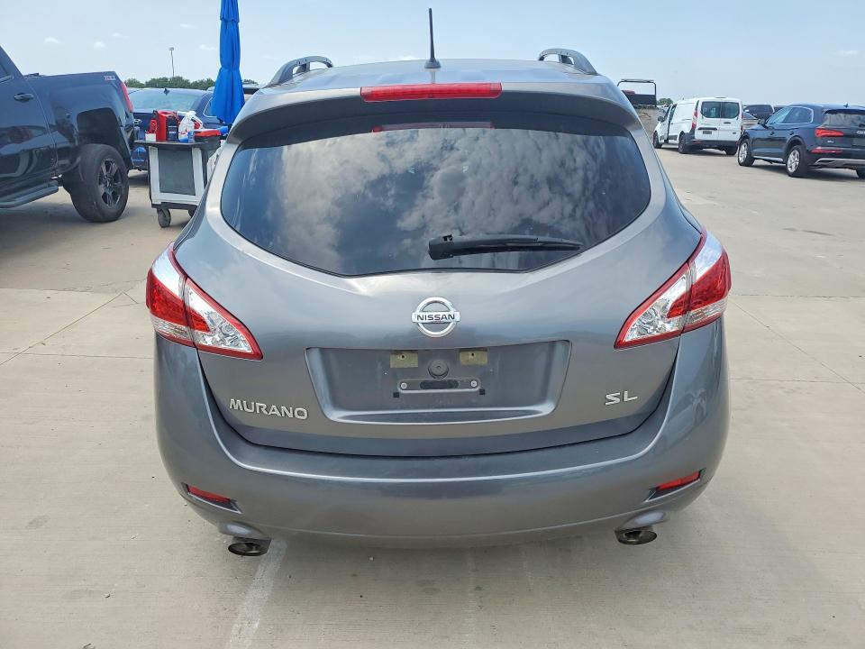 2014 Nissan Murano VIN JN8AZ1MU3EW411303 COPART salvage auction — UNDERCARRIAGE, TX - SALVAGE VEHICLE TITLE, sold $1,300 on 2026-07-27 (photo 6)