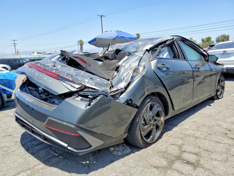 2026 Hyundai Elantra VIN KMHLM4DG5TU170220 COPART salvage auction — ALL OVER, Fl - Dlr Only Cert Of Destruction (P), sold $1,500 on 2026-07-30 (photo 3)