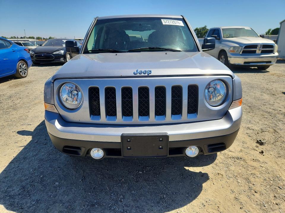 2017 Jeep Liberty (patriot) VIN 1C4NJPBA2HD207642 COPART salvage auction — REAR END, Ca - Salvage Certificate, sold $1,800 on 2026-07-09 (photo 5)