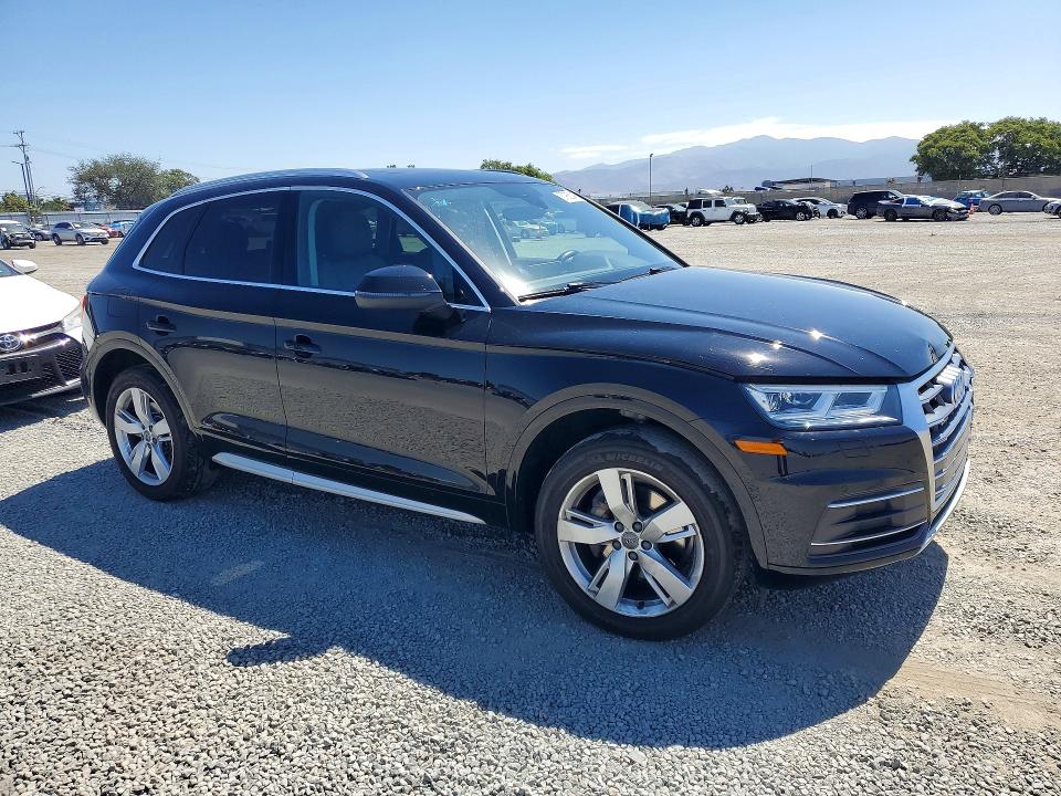 2018 Audi Q5 VIN WA1BNAFY7J2094763 COPART salvage auction — FRONT END, Ca - Salvage Certificate, sold $2,450 on 2026-07-21 (photo 4)