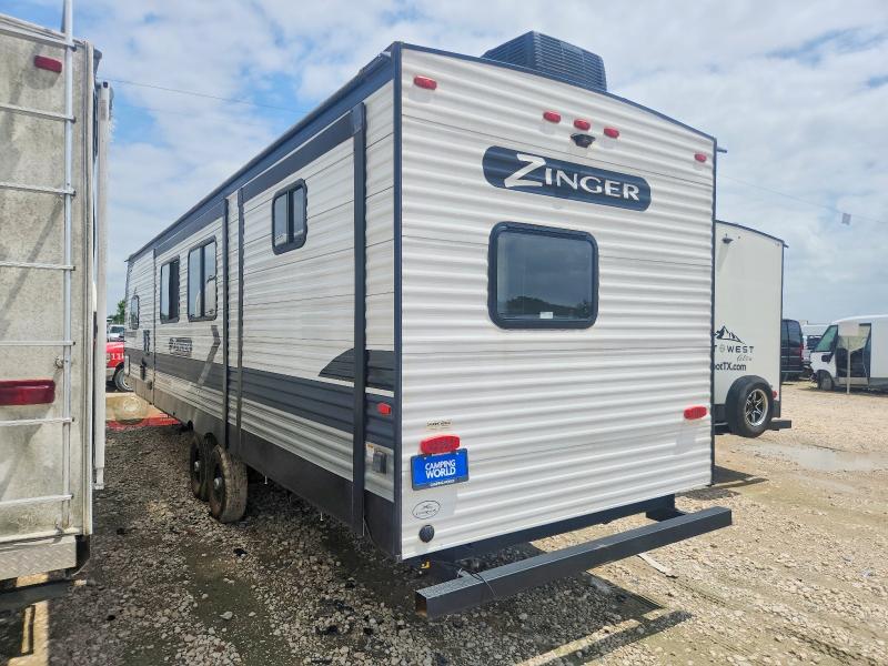 2022 Keystone Zinger VIN 4YDTZRR20NS372765 COPART salvage auction — HAIL, TX - CERTIFICATE OF TITLE, sold $10,700 on 2026-09-01 (photo 3)