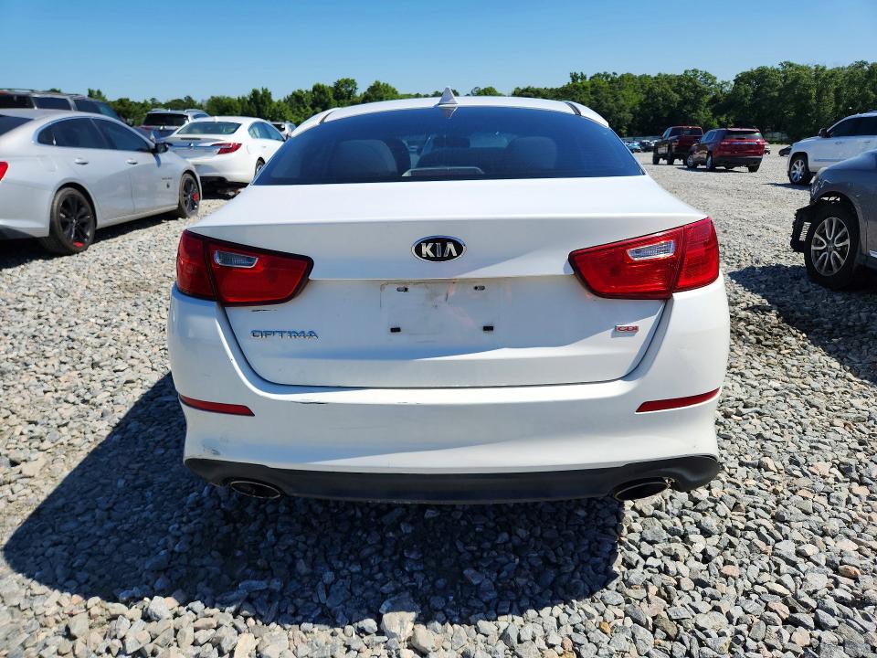 2015 Kia Optima VIN KNAGM4A76F5620205 COPART salvage auction — FRONT END, Ga - Cert Of Title-Salvage, sold $375 on 2026-07-09 (photo 6)