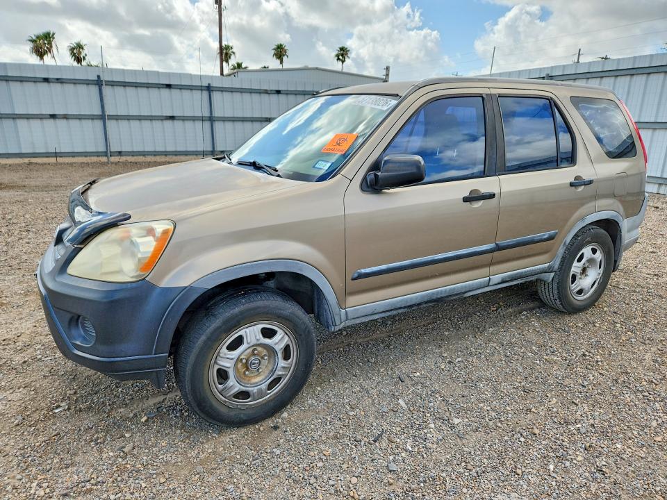 2005 Honda Cr-v VIN JHLRD68515C001486 COPART salvage auction — FRONT END, Tx - Salvage Vehicle Title, sold $1,000 on 2026-07-22 (photo 1)