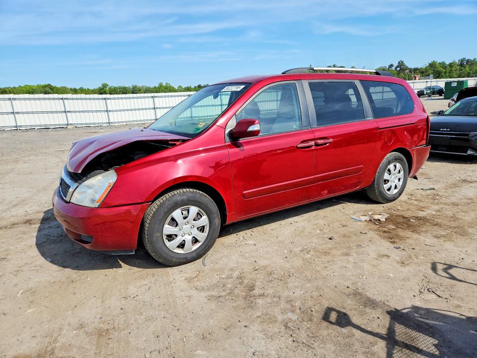 2011 Kia SEDONA VIN KNDMG4C71B6374923 COPART salvage auction — FRONT END, VA - CERT OF TITLE - SALVAGE, sold $475 on 2026-07-08 (photo 1)