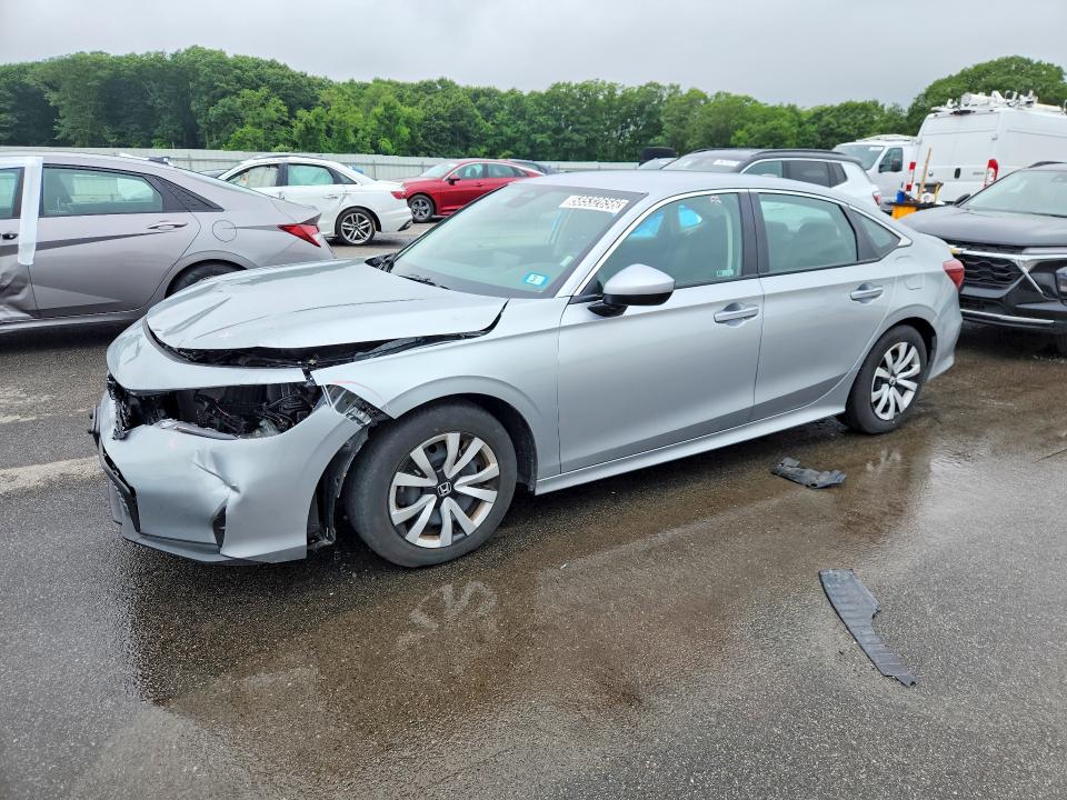 2025 Honda Civic VIN 2HGFE2F26SH604491 COPART salvage auction — FRONT END, NH - CERTIFICATE OF TITLE, sold $14,900 on 2026-07-06 (photo 1)