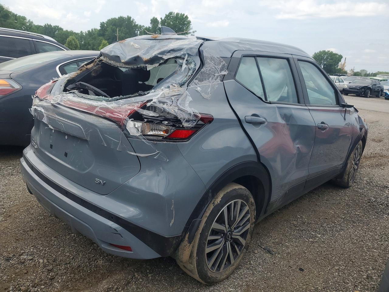 2024 Nissan Kicks VIN 3N1CP5CV9RL557182 COPART salvage auction — Rear End, VA - CERTIFICATE OF TITLE, sold $1,100 on 2026-07-02 (photo 3)