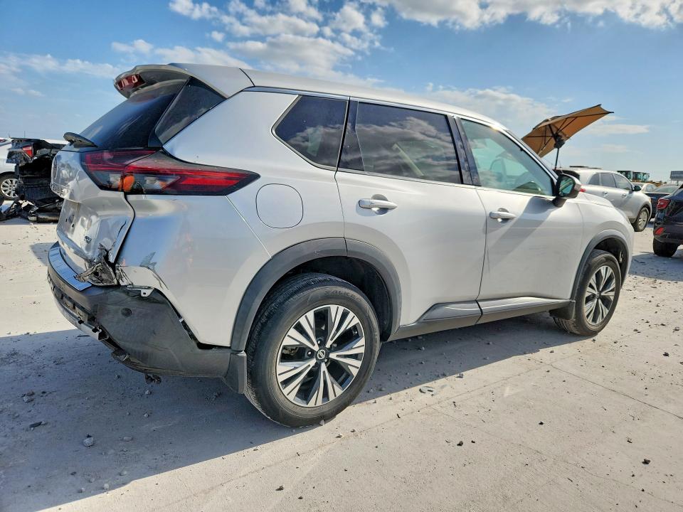 2021 Nissan Rogue VIN 5N1AT3BA7MC759750 COPART salvage auction — REAR END, Tx - Salvage Vehicle Title, sold $6,200 on 2026-07-02 (photo 3)