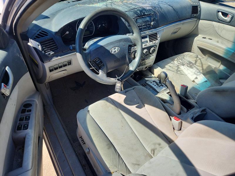 2008 Hyundai Sonata VIN 5NPET46C18H378946 COPART salvage auction — FRONT END, Ms - Cert Of Title-Salvaged, sold $275 on 2026-07-17 (photo 8)